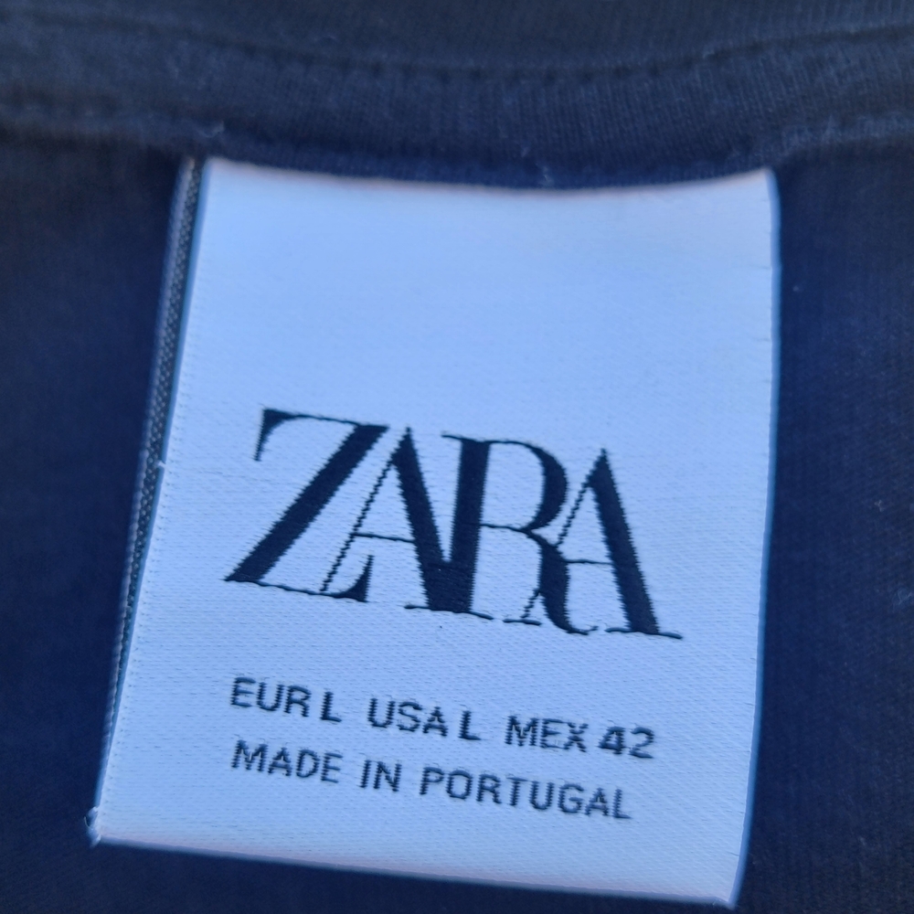 Zara Weekend Mood Graphic Tee - Black - Picture 4 of 5